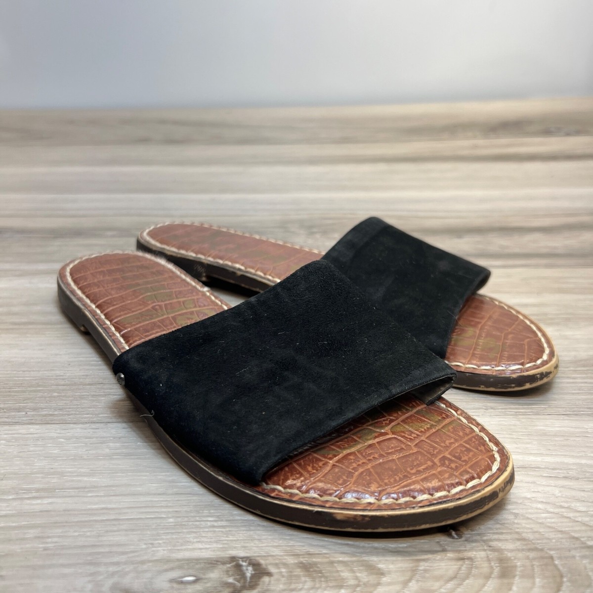 Sam Edelman Black Slide Sandals Sam Edelman Tiffanie Slide Sandal | Women main image 3