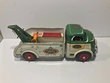 1950's Tin - Pressed Steel Wyandotte Tow Truck Vintage Tin Toy Wyandotte Tin Toy
