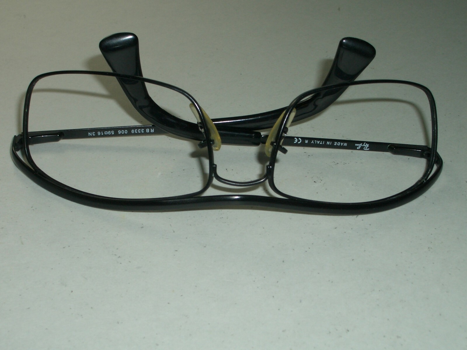 RAY-BAN RB3339 59[]16 SLEEK BLACK OLYMPIAN SERIES SUNGLASSES/EYEGLASS FRAME ONLY