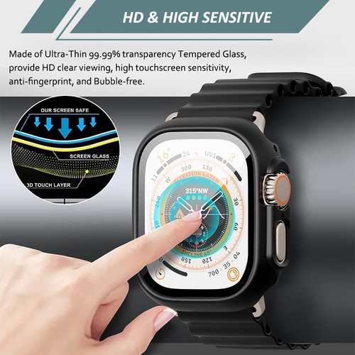 For Apple Watch Series 11 10 9 8 7 Ultra Cover Snap-on Case Screen Protector - 第 4/17 張圖片