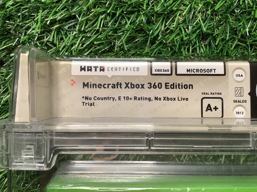NEW Minecraft Xbox 360 Edition (Microsoft Xbox 360) Sealed - WATA A+ Seal Rating - Picture 4 of 7