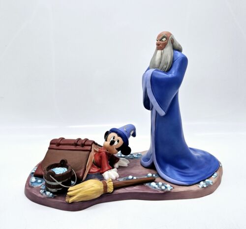 WDCC Disney Sorcerer Mickey and Yen Figurine Oops Fantasia 2000 Lmt Edt Box COA - Picture 2 of 16