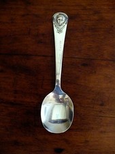 Vintage Silver Plated Gerber Baby Spoon Engraved 1972 Oneida EXC