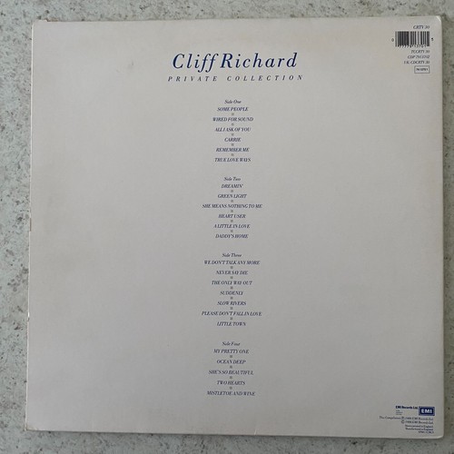 Cliff Richard, Private Collection (1979 - 1988) - Pop Rock 2 x Vinyl LP Record - Picture 2 of 5