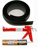 Tsunami Seal 10 Ft. Black Garage Door Threshold Kit Tsunami Seal 10 Ft. Black Garage Door Threshold Kit