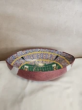 Vintage 1990's Mr. Peanut Planter's Football Shaped Snack Bowl Collectible
