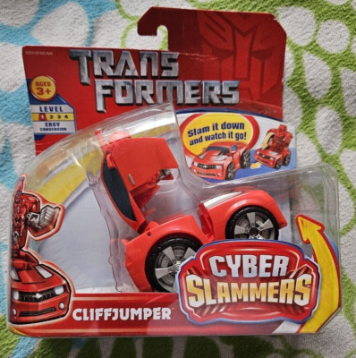 Transformers Movie Cyber Slammers Cliffjumper Moc Complete 2007 Rare