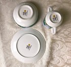 3 Pc Vtg 1998 RETRONEU Everyday Jungle Kids Stone Wear Dinnerware Place Setting — photo 3