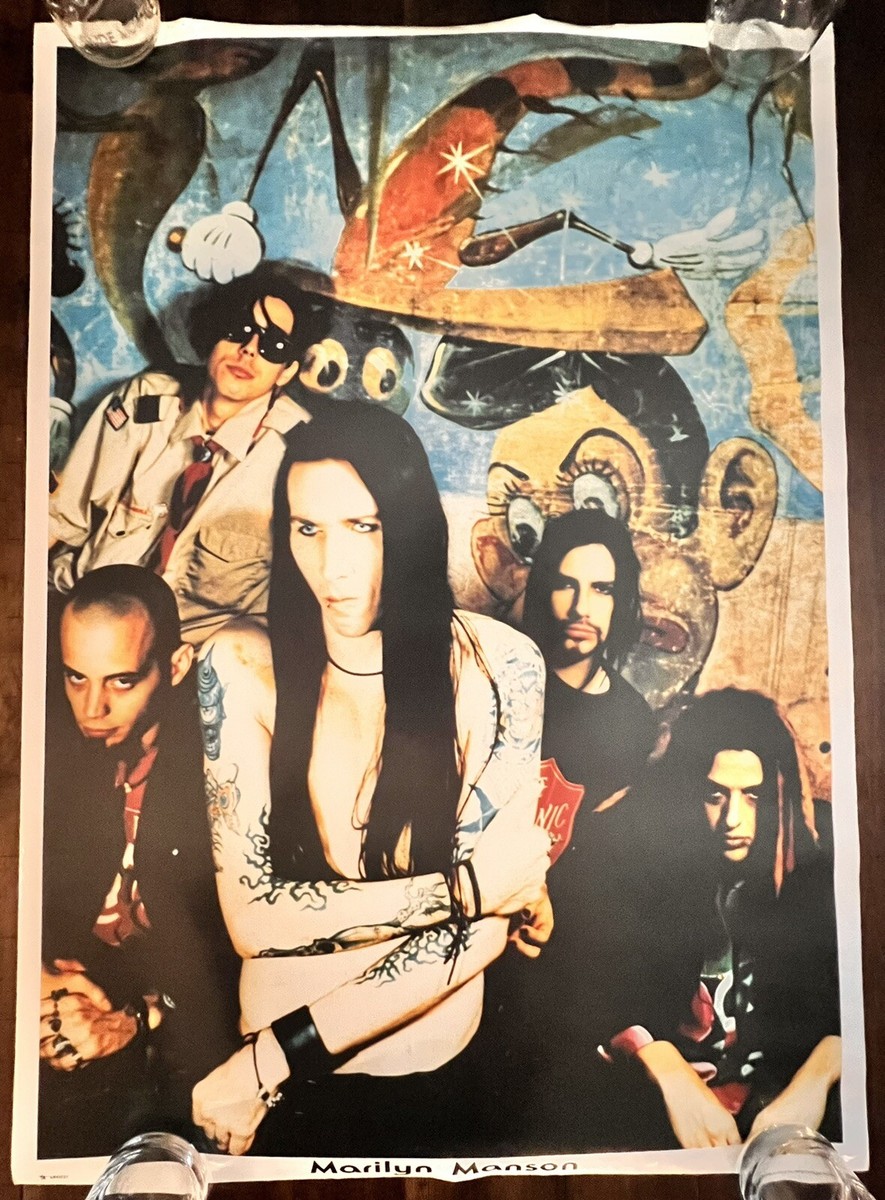 Marilyn Manson 入手困難非売品Ａ1サイズポスター Marilyn Manson Lot Of 12 Vintage Rolled Full Sized Posters