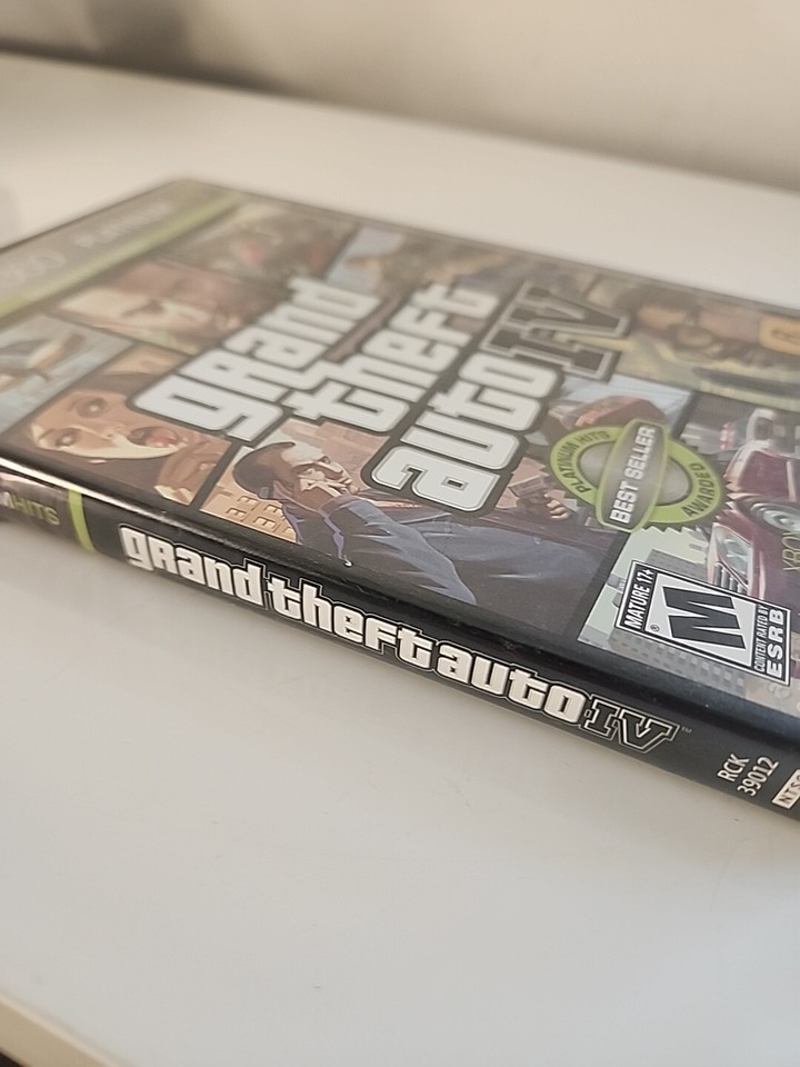 Grand theft Auto IV Xbox 360 Replacement case Only no games included