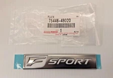 LEXUS OEM FACTORY F SPORT EMBLEM NAME PLATE 2016-2022 RX350/RX450H (75446-48020)