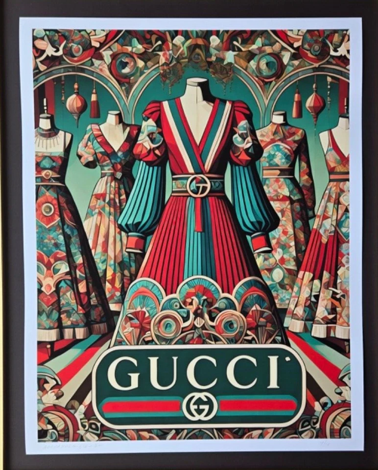 亚历山大·杜拉克 + 古奇 + 大号手工签名正品印刷版 10 件真品证明! — 第 2/4 张图片