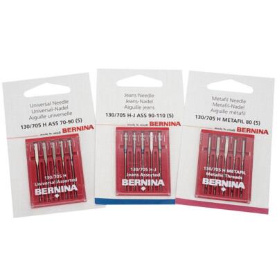Bernina Nähmaschinennadel-Set 1 (Universal 70-90/ Jeans 90-110/ Metafil 80/ 15 S