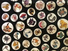 Pokemon Pocket Monster Characters 100 Cotton Fabric by the Quarter Yard 9 x 44