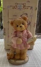 Cherished Teddies   Hilary Hugabear: 1995 Members Only Figurine   CT952 MIB
