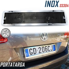 Portatarga POSTERIORE Cromato per Auto MERCEDES Specifico in Acciaio INOX Tuning