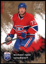 2007/08 UD BAP Be A Player #103 MICHAEL RYDER "PLAYER'S CLUB" Parallel #63/99