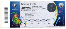 Ticket EURO 2016 #05 Turkey - Croatia