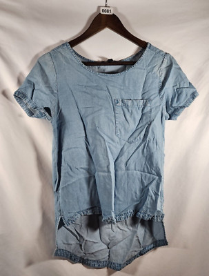 Express Short Sleeve Top XS Women's Blue Used