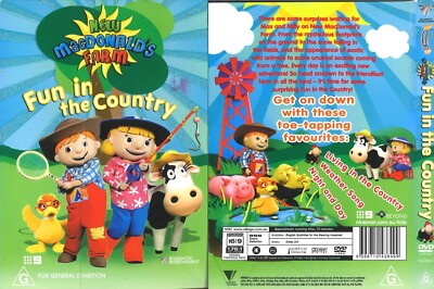 106D NEW SEALED DVD REGION 4 NEW MACDONALD'S FARM FUN IN THE
