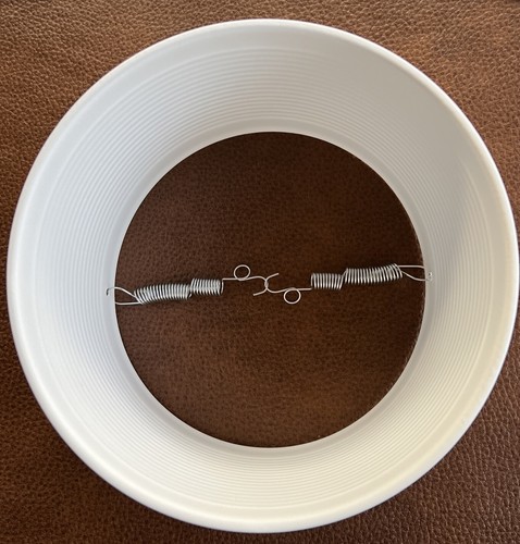 Halo Recessed Ceiling Light Fixture Trim White 6" - New - Picture 4 of 13