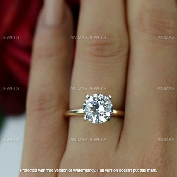 9mm round moissanite deals