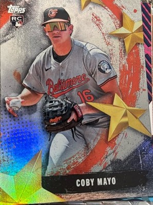 2025 Topps Stars of MLB Series 2#SMLB-35 Coby Mayo Black Foil