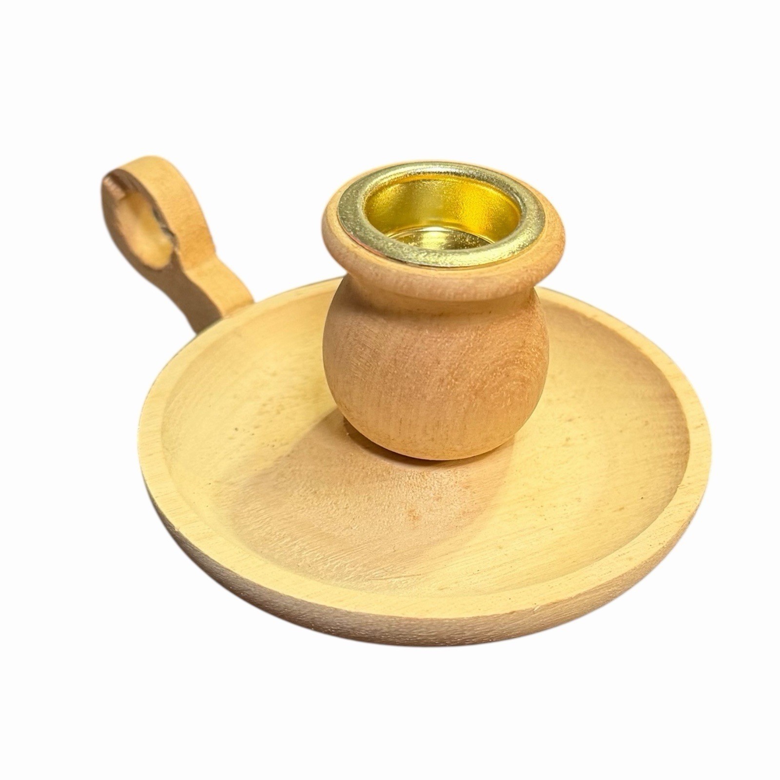 With Finger Loop Unfinished Wood