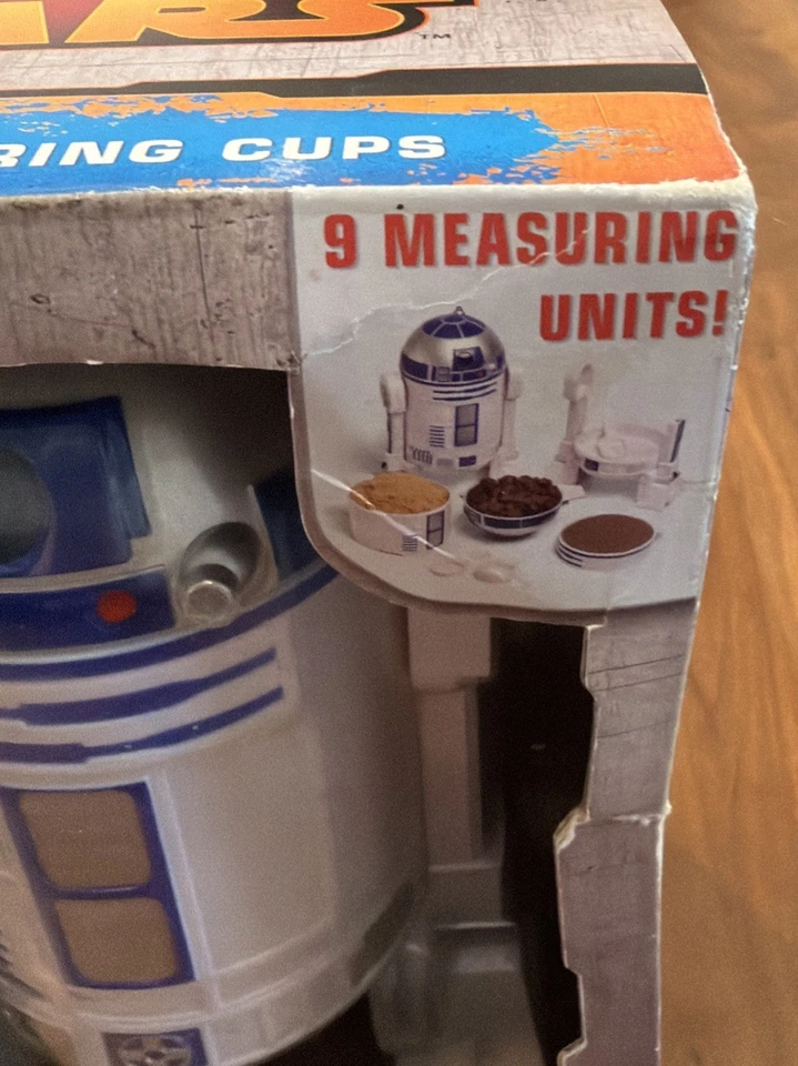 星球大战 R2-D2 测量杯 9 个单元 迪士尼厨房小工具厨师 全新 阅读 ✨ — 第 2/4 张图片