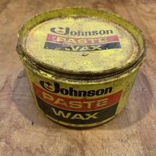 SC Johnson Paste Wax Vintage Original Formula 16oz Container 80% Full