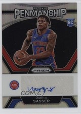 2023-24 Panini Prizm Rookie Penmanship Silver Marcus Sasser #RP-SAS Auto 1qd2