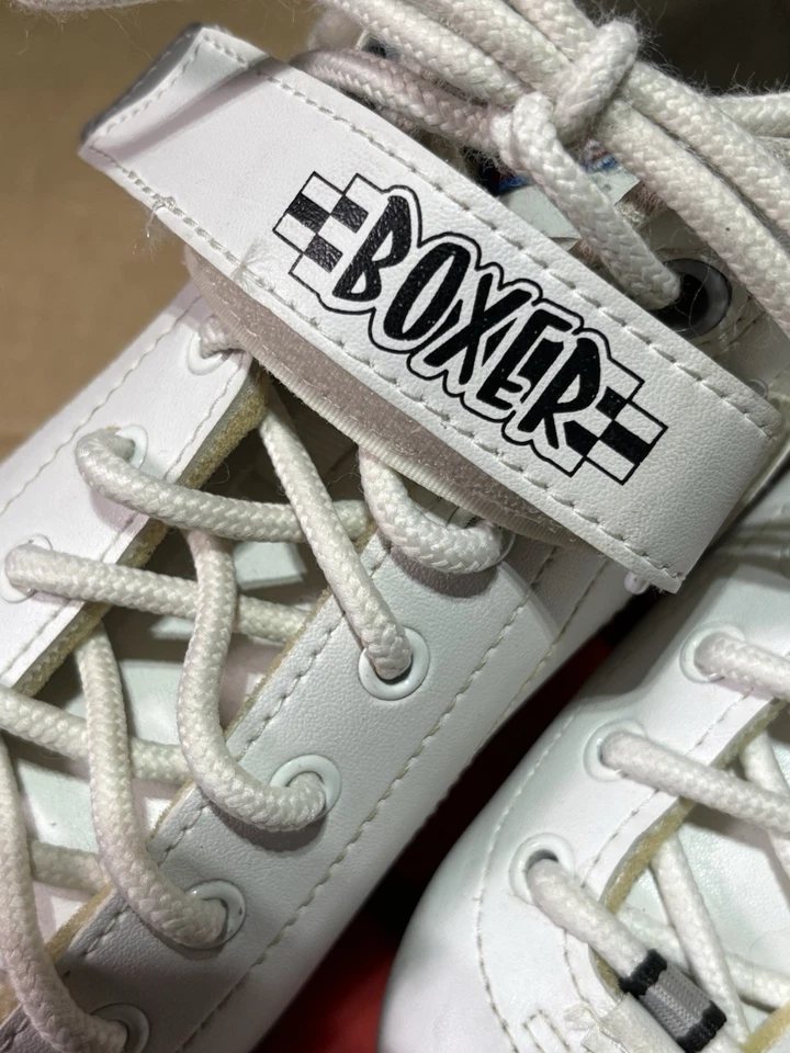 Patines de velocidad Sure-Grip Boxer 6 blancos internacionales cuádruples cuádruples líneas * Foto 2 de 4