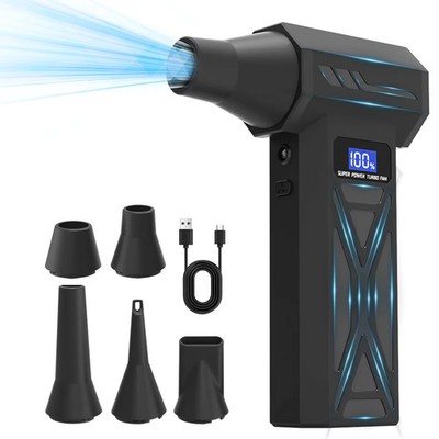 P70 Turbo Blower 110,000 RPM Adjustable Air Duster LED Light Battery Display