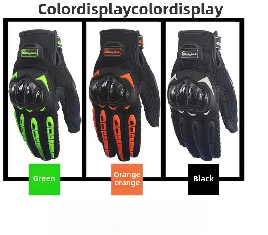 Nuevos Guantes Motocross Fibra de Carbono Pantalla Táctil Blindados Duros A Prueba de Viento Foto 4 de 4