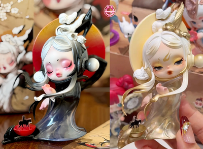SKULLPANDA スカルパンダ　Wind Rider Horse フィギュア POP MART Skullpanda Wind Rider Special Version Golden Gallop