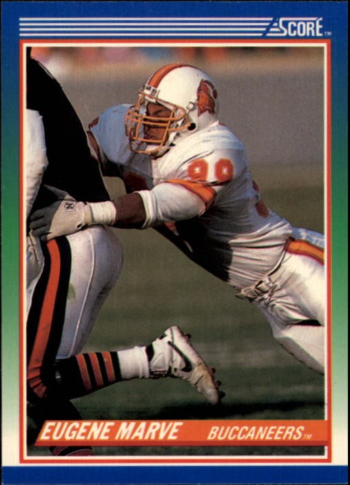 1990 Score #109 Eugene Marve - FB