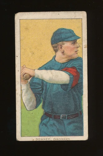T206 Polar Bear Tom Downey (Batting) - Cincinnati Reds - Vg (no creases) -C9969