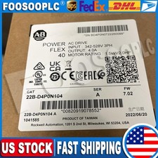 Allen-Bradley 22B-D4P0N104 /A PowerFlex 40 1.5kW 2 HP AC Drive US Free Tax