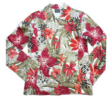 CHICO'S Jacket size 0 4 6 XS long sleeve floral blazer cs10 