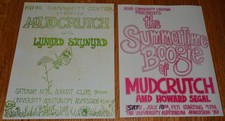 RARE Manuel de concert Tom Petty vert MUDCRUTCH 1971