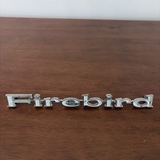 Oem 1971-1981 Pontiac Firebird Chrome Front Fender Emblem 486904