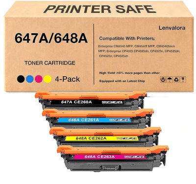 647A 648A Toner Cartridge for HP Color LaserJet Enterprise CP4025 Series Printer