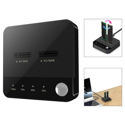 Streamlined 2 Bay M 2 For SATA Cloning Solution for Busy Professionals - Picture 10 of 12