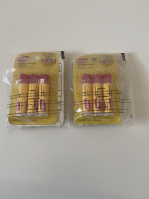 4 pack Carmex Classic Medicated Lip Balm Sticks Lip Moisturizer SPF 15/3 12total