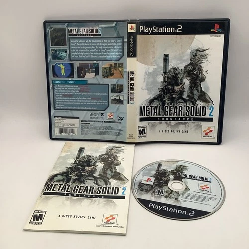 Metal Gear Solid 2 : Substance / PlayStation 2 PS2 / CIB Complete MINT