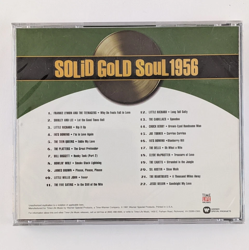 Solid Gold Soul 1956 CD New Sealed, Time-Life Music, Little Richard, Fats Domino - Image 2 of 4