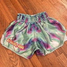 RSLNT Fight Wear Muay Thai Shorts Size XS Tie Died