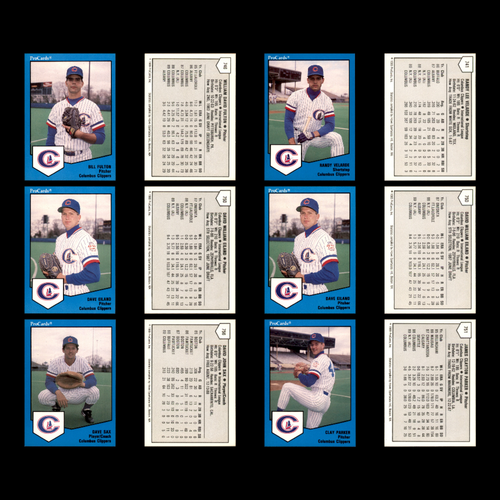 Columbus Clippers Lot 84 Baseball Cards ProCards Bernie Williams NM Baseball MLB - Picture 15 of 17