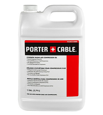 #ad PORTER CABLE 1 gal. Synthetic Blend Air Compressor Oil $67.96