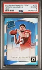 PATRICK MAHOMES II 2017 Panini Donruss Optic #177 RC ROOKIE HOLO PSA 6